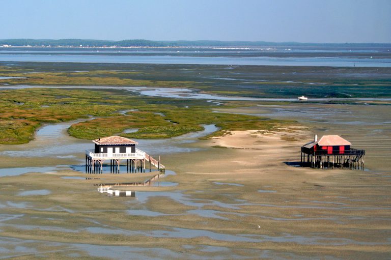 The fishermen cabanes in Bassin d'Arcachon