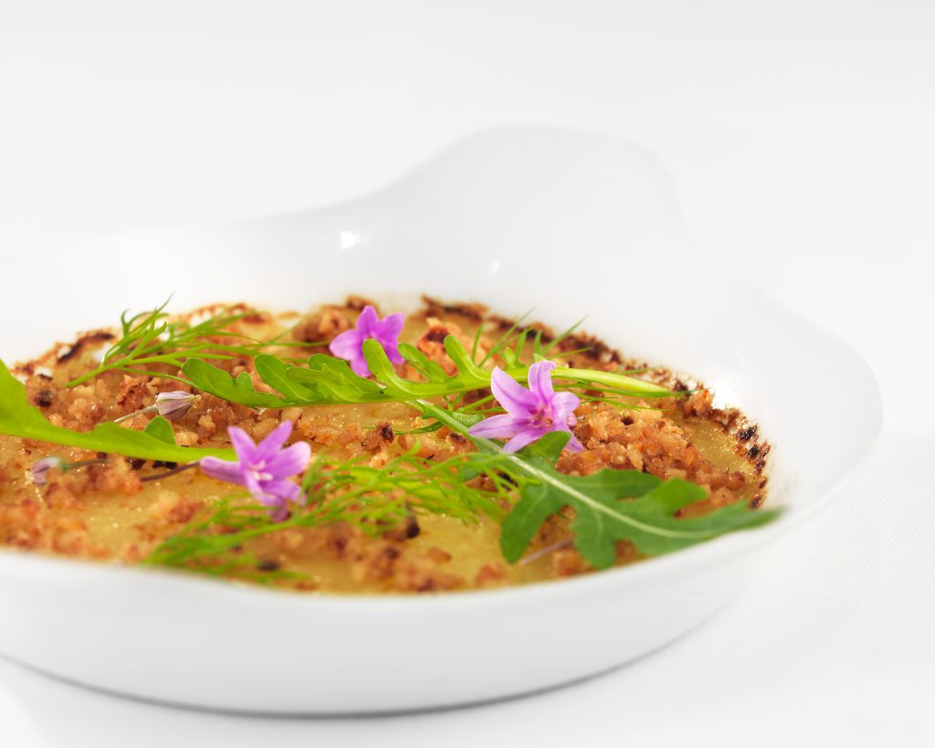 A Plate from the Arpege restaurant of chef Alain Passard ©Thomas Collin