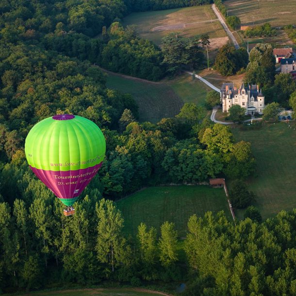 Balloon flight in Burgundy ©David Darrault - ADT Touraine