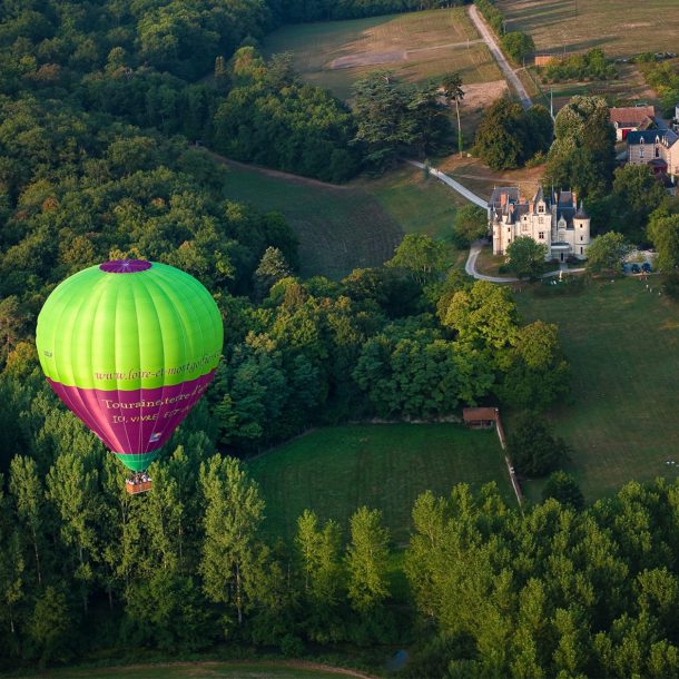 Hot air Balloon In Burgundy ©David Darrault ADT Touraine copie square