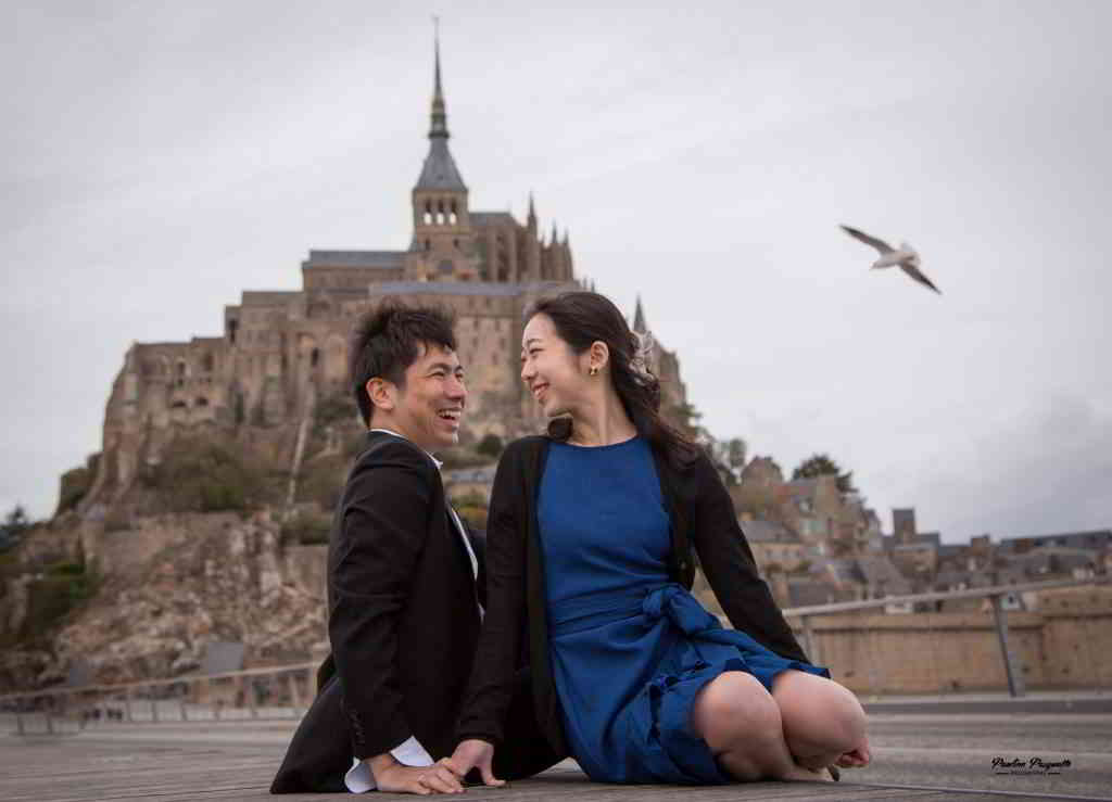 Proposal at the Mont Saint-Michel @ Pauline Pasquette