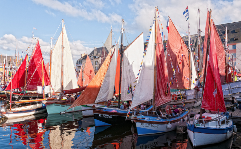 Paimpol during the Festival of Sea Songs