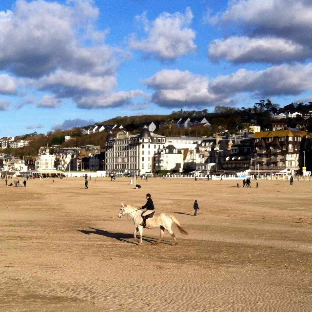 Trouville's beach