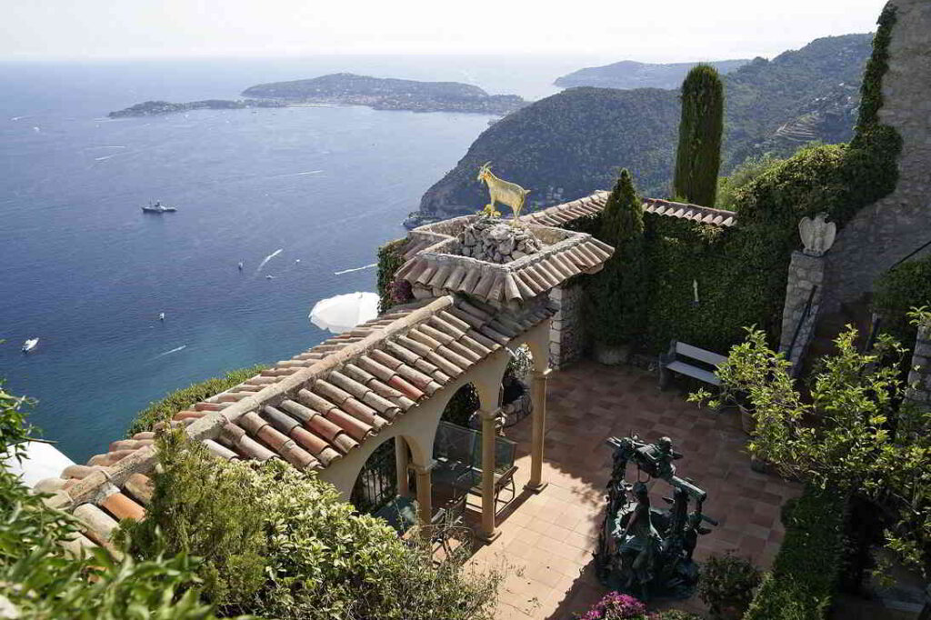 View from the Restaurant La Chèvre d'Or