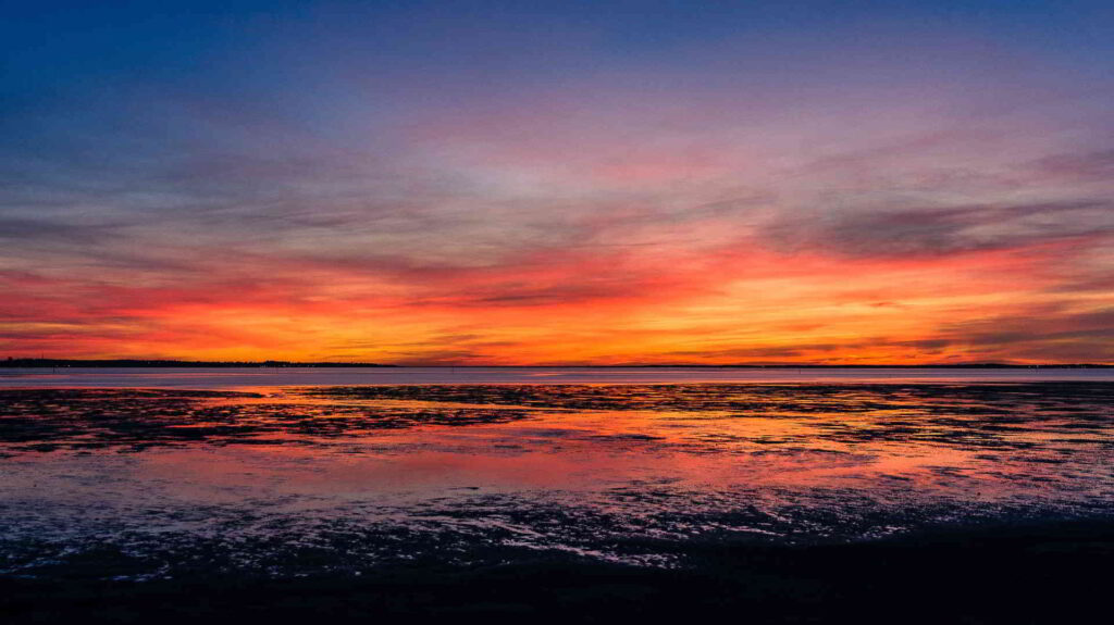 Sunset in Arcachon Bay