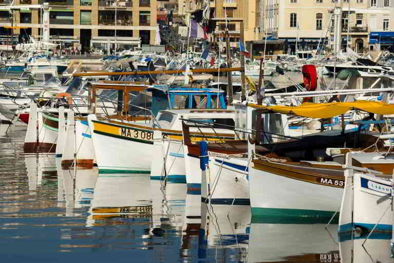 Marseille port