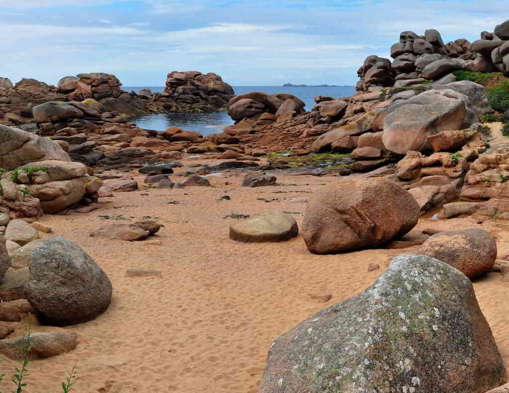 The Pink Granite coastline