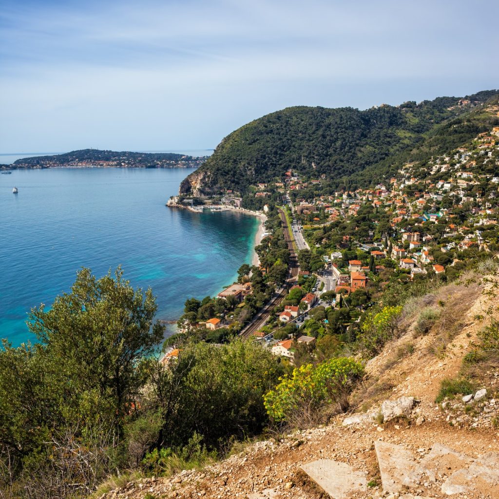 nietscge path hiking south france