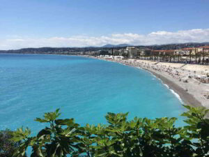 Nice sea Bay of Angels