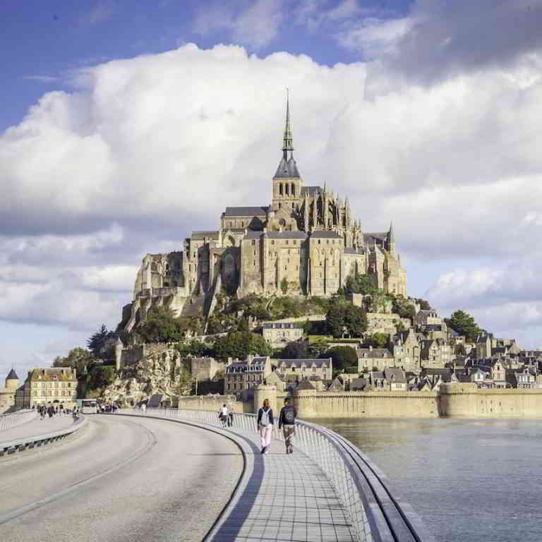 On the way to Mont Saint-Michel